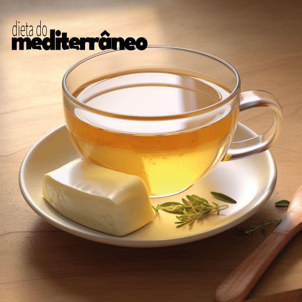 Chá de camomila (sem carboidratos e ajuda a dormir) Pequena porção de queijo